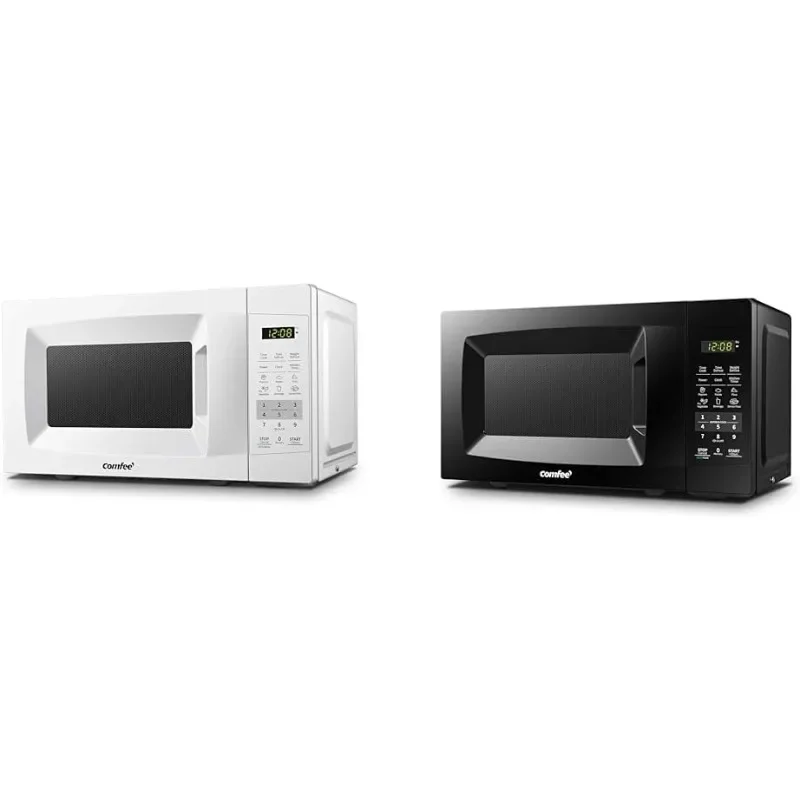 

EM720CPL Microwave Ovens, 0.7 Cu Ft, 700W, 11 Power Levels, Pearl White & Black