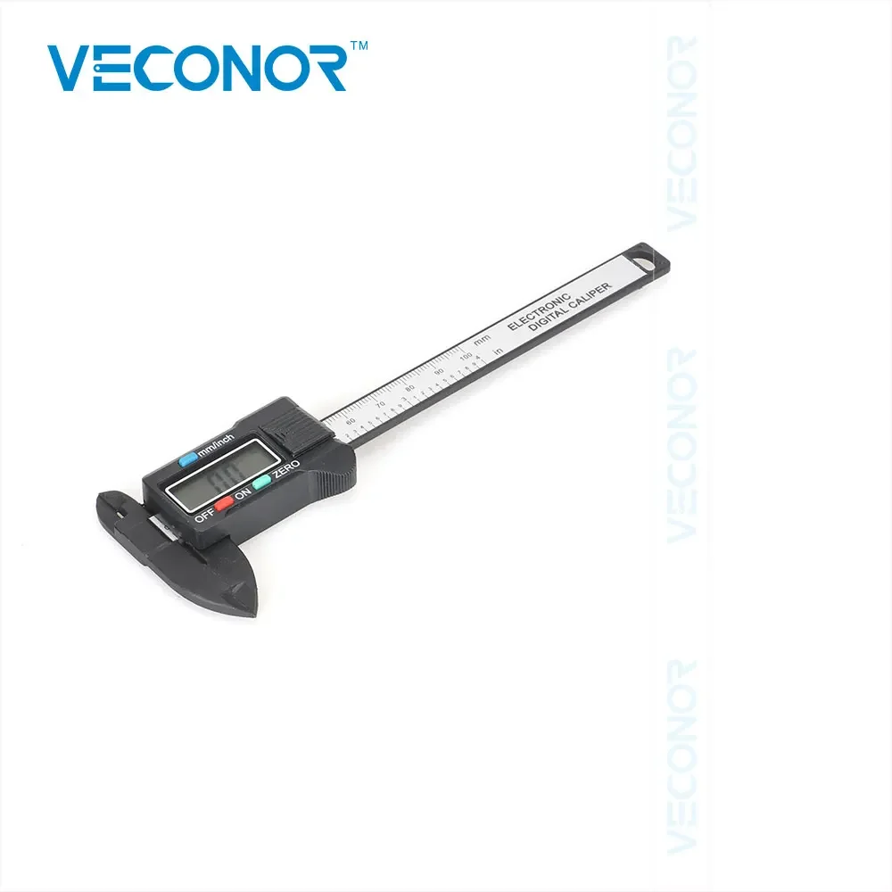 100mm Electronic Digital LCD Caliper Vernier Carbon Fiber Material