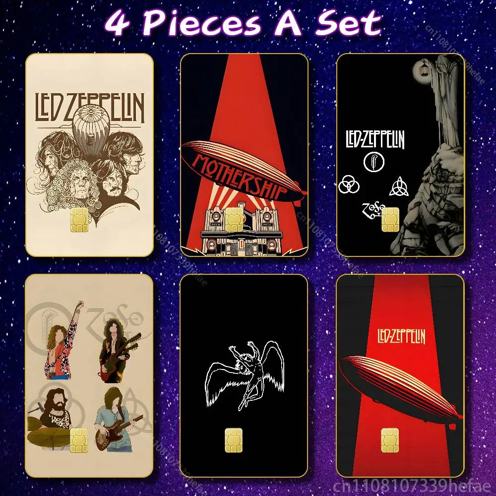 

Z-Zeppelin-n Led Sticker Case For Credit Bank Subway ID Decorative Self-adhesive Card Cover Skin
