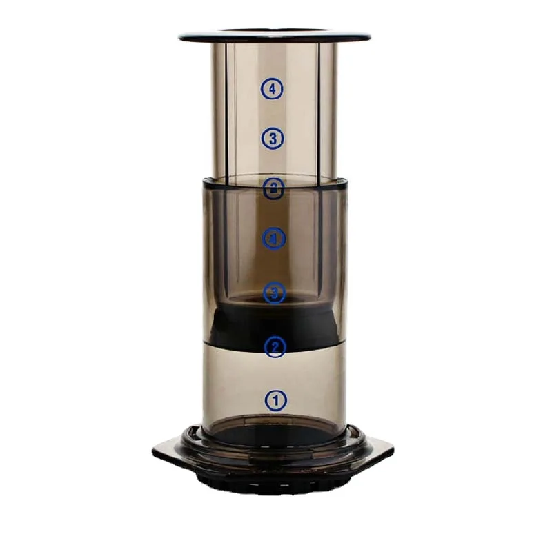 2023 Espresso Coffee Maker Hand Press Capsule Ground Coffee Brewer Portable for Travel Free 350 Pieces of Coffee Filter Paper