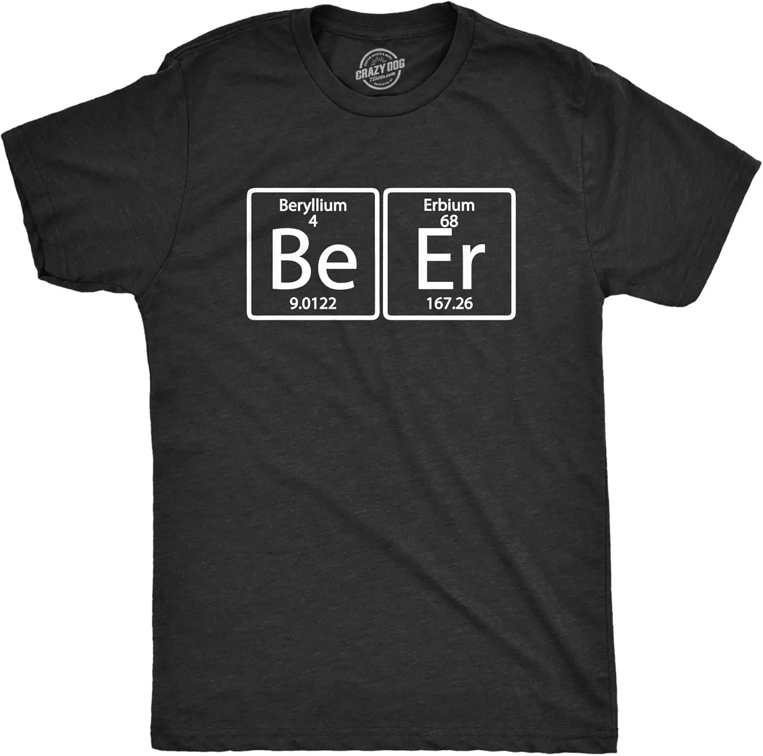 Element of Beer Nerdy Science T-Shirt Periodic Table Geek Graphic Tees