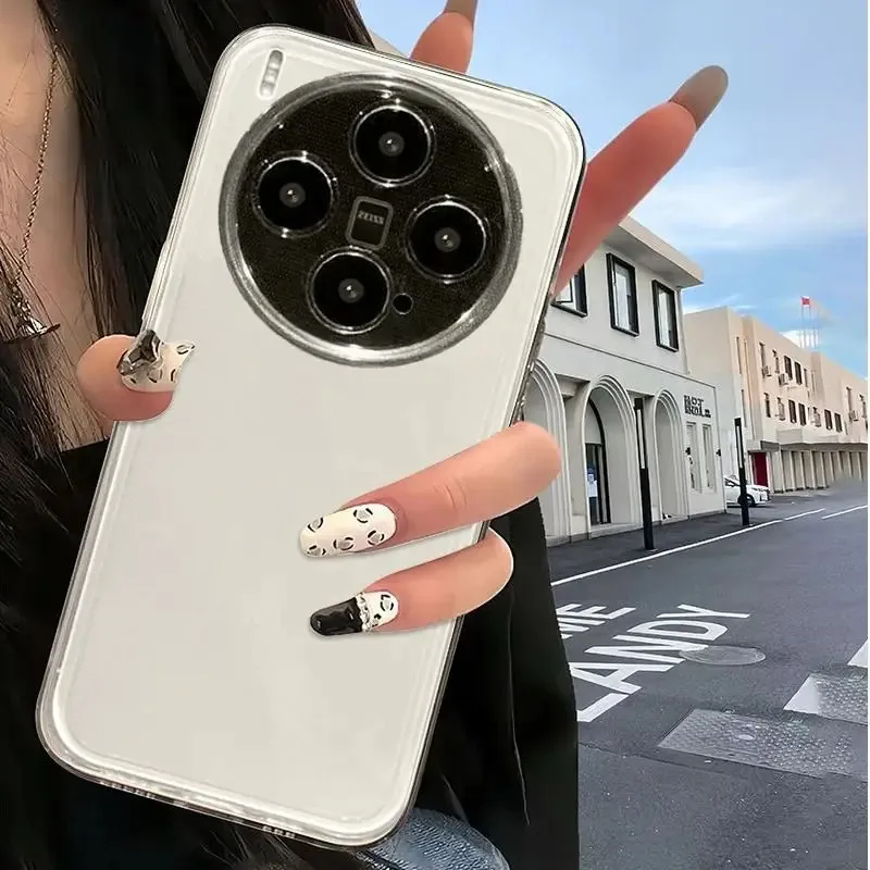 비보 X300 X 300 X300Pro 프로 케이스용 초박형 투명 폰 케이스 소프트 TPU 실리콘 백 커버 보호 쉘 케이스