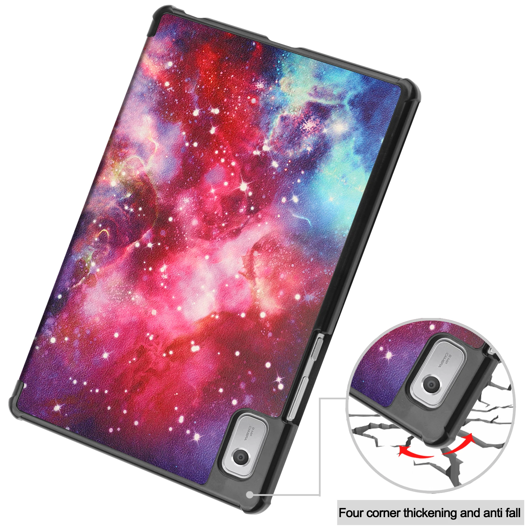 For Funda Lenovo Tab P11 Pro J706F Tab P11 TB-J606F Tab M10 HD 2nd Gen K606F J716F Cute Unicorn Cat Flower Painted Case Kids