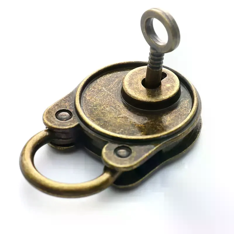 Горячий китайский винтажный навесной замок для ноутбука, ремень для багажа, античный бронзовый навесной замок, замок в старом стиле с ключом, замки для чемодана, фурнитура