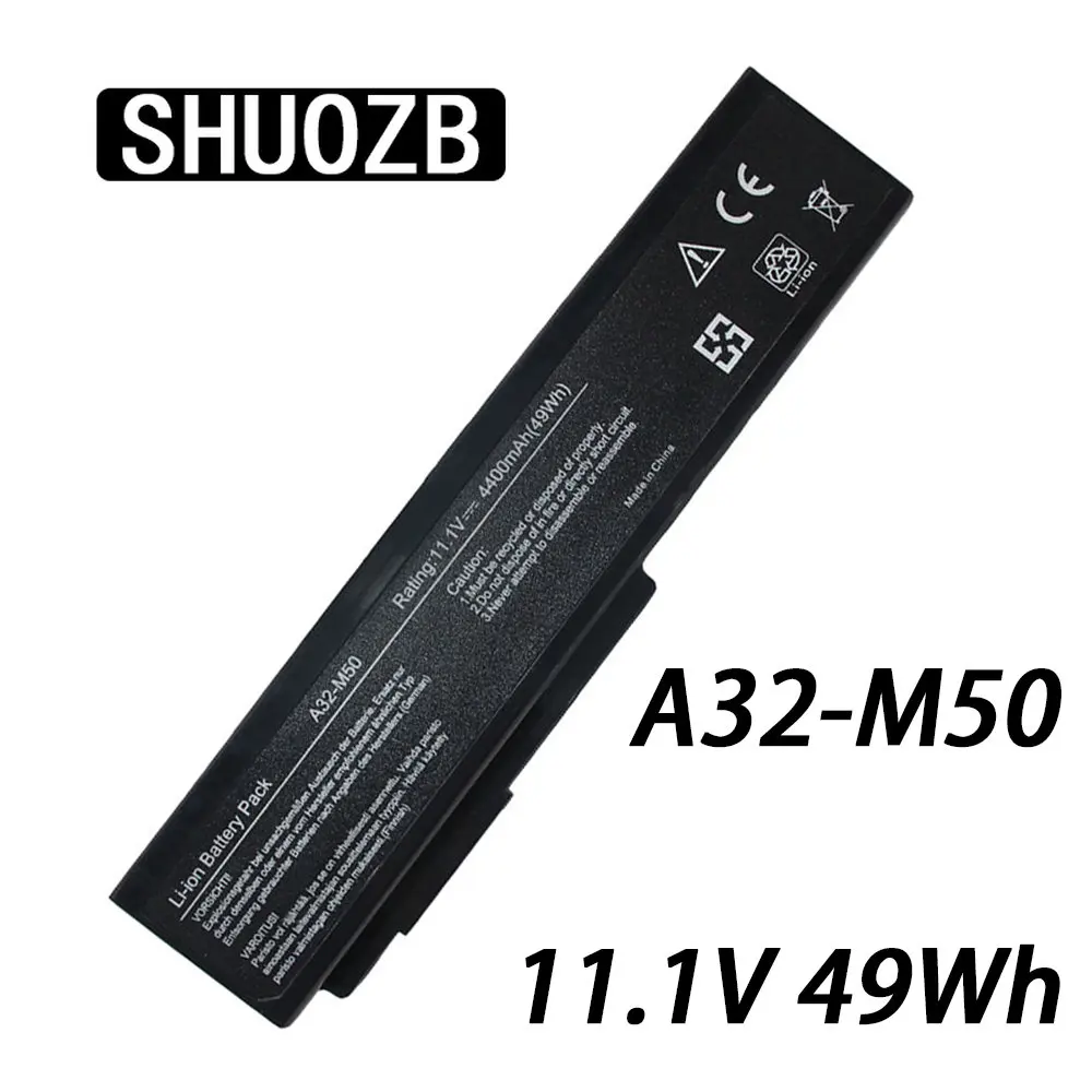 

SHUOZB A32-N61 Laptop Battery for ASUS N61 N61J N61D N61V N61VG N61JA N61JV M50s N43S N43JF N43JQ N53 N53S N53SV A32-M50 A32-X64