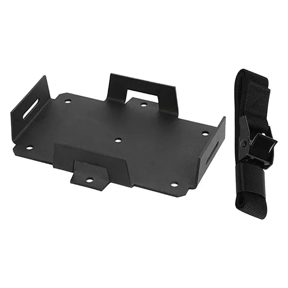 

Lightweight Aluminum Battery Holder Tray with Adjustable Straps Easy Installation on Boats Motorcycles and More