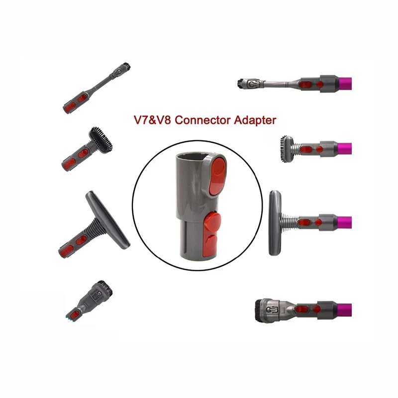 로봇 진공 청소기용 어댑터 컨버터 부품, 다이슨 V6 V7 V8 V10 V11 용, 32mm 35mm 호스 어댑터 스위퍼 부착물 교체