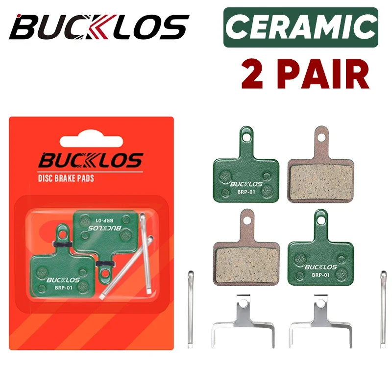 Keramische Remblokken BUCKLOS MTB Fiets Hydraulische Schijfremblokken Voor SHIMANO MT200 B01S B05S Weg Mountainbike Remblokken Disc Deel