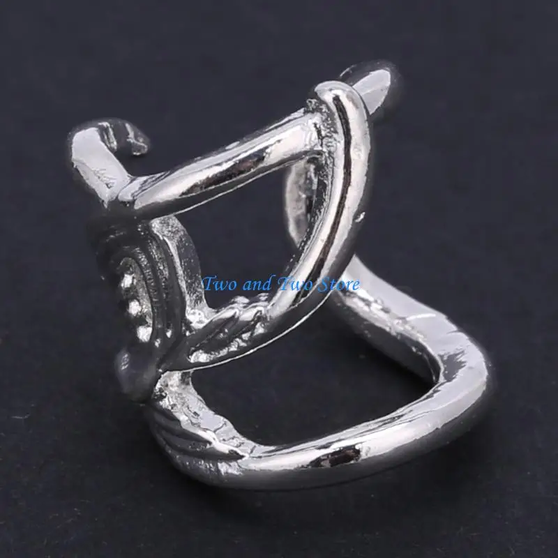 HX6F Comfortable Non Piercing Swallow Ear Clip Easy to Wear Daily Accessory with Stylish Look for Any Event