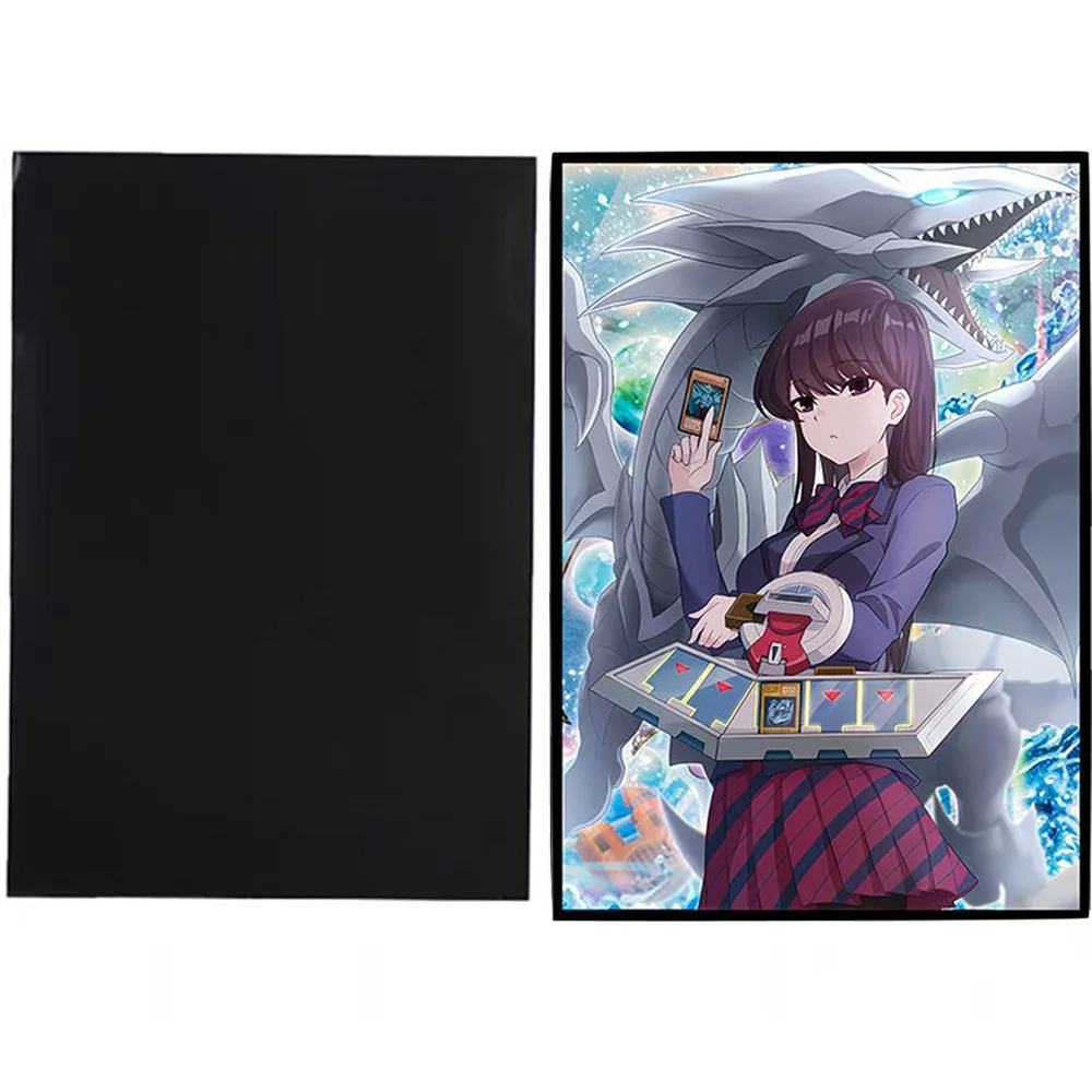 50PCS 63*90mm Anime Cards Sleeves Trading Card Sleeves Japanese Size Fit YGO Card Protector Categorizable for PTCG Cards