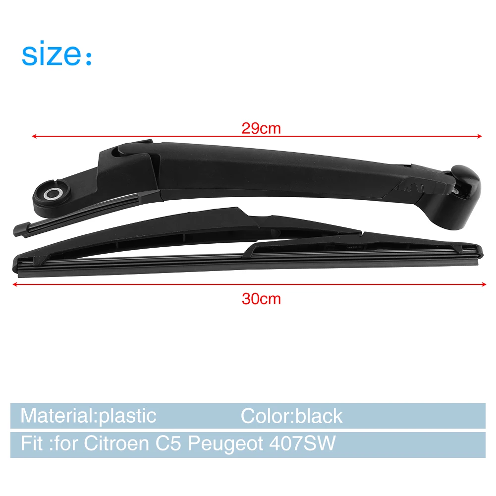 Car Rear Windshield Wiper Car Rear Windshield Wiper Arm and Blade for  C5 2001-2008 for  407SW 2004-2015