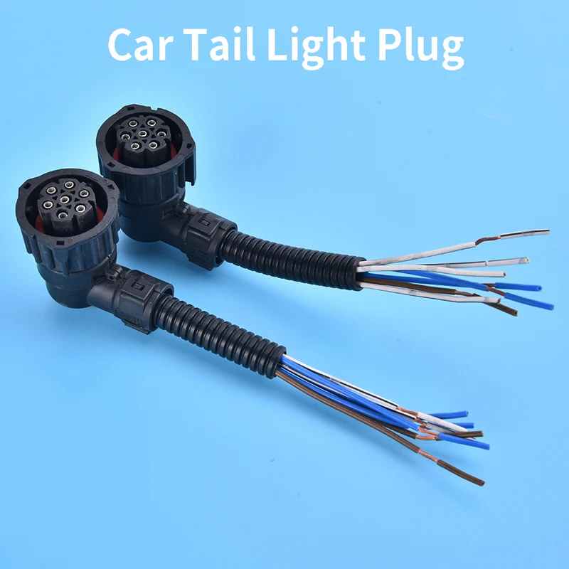 (BF06)1 x 7 Pin Car Plug Socket For Scania For  Truck For  Actros For Tail Light Connector Wire