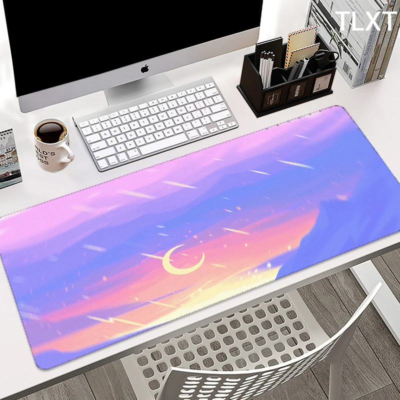 Scenery Large Mouse Mat Pink Mousepad Big Gamer Mousepads 50x100cm Rubber Keyboard Mats Desk Pad Mat Table Carpet Mausepad