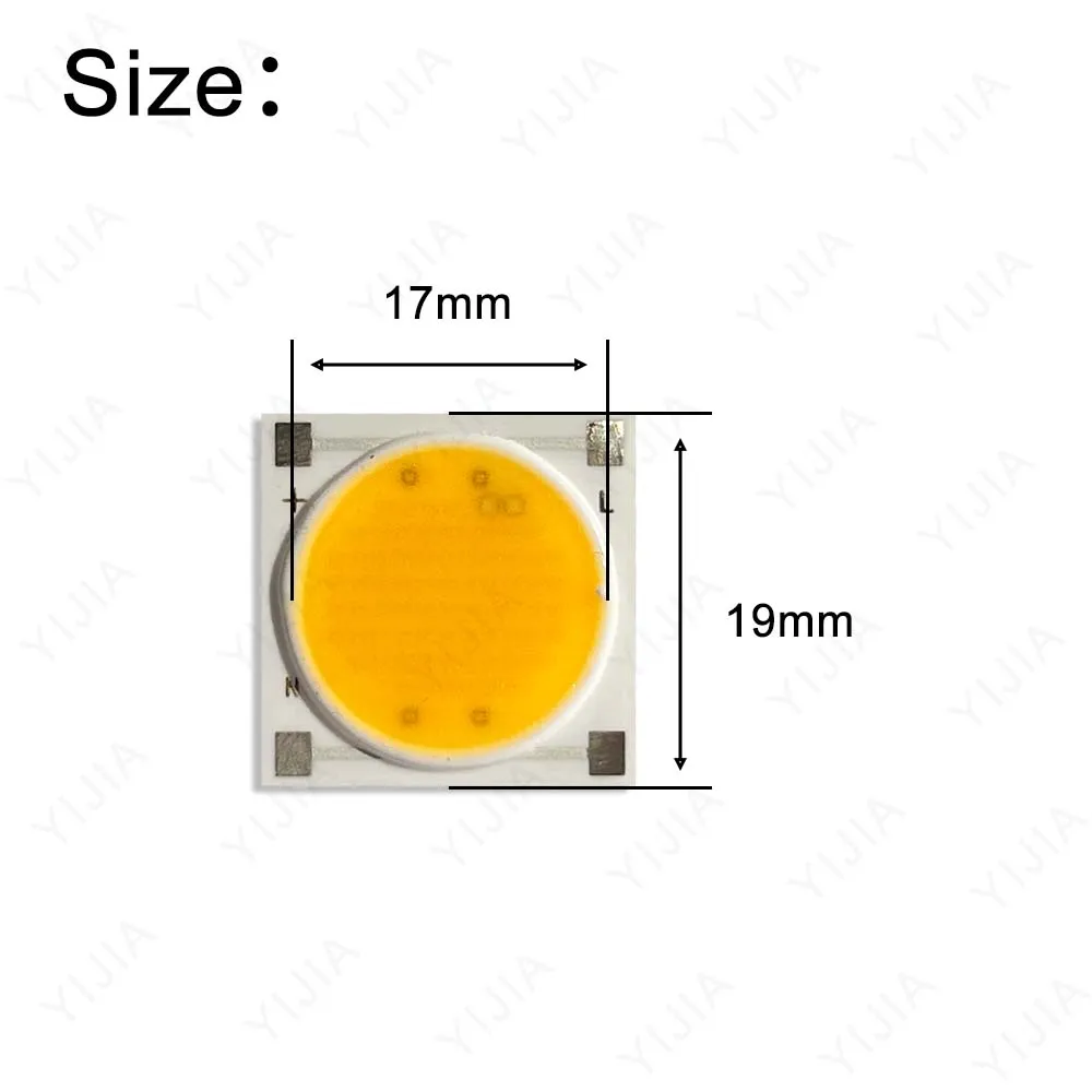 Imagem -03 - Chip de Led ac 220v sem Necessidade de Driver 12w 15w 20w 30w Branco Natural Quente 30006000k Chip Cob 1917 para Lâmpada Led Faça Você Mesmo Luz de Pista