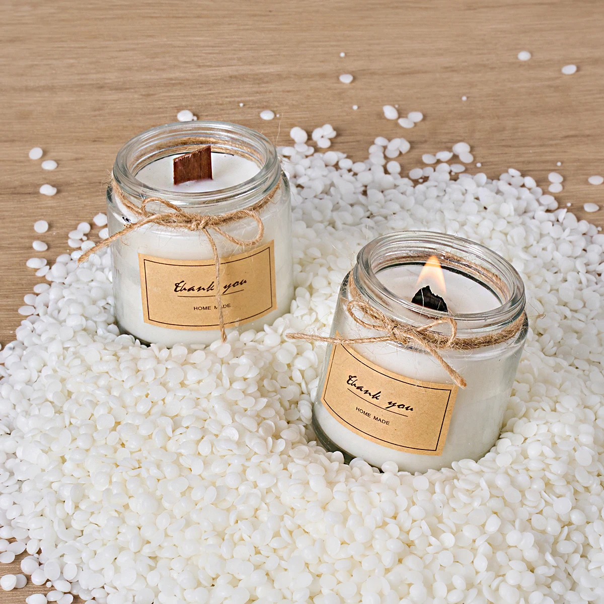 Cera de Soja Natural 500g/1000 - Candle Making Wicks avaliação e preço