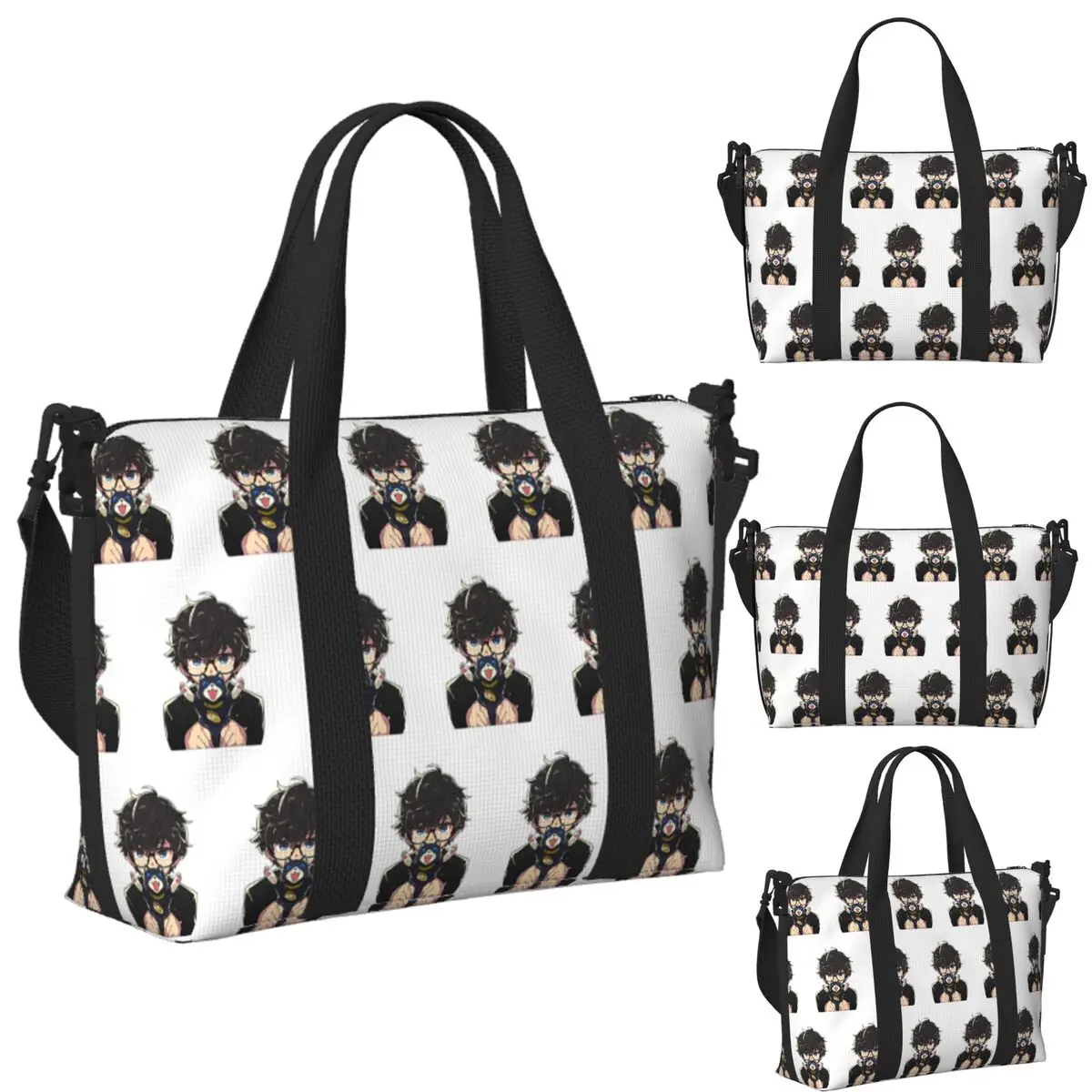 

Custom Morgana Personal Beach Travel Bag Large Capacity Tote Bags for Gym Sport Women Shopping Duffle Shoulder Bag