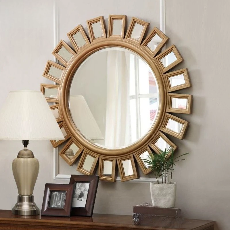 Decorative mirror porch bathroom mirror fashion makeup washstand mirror