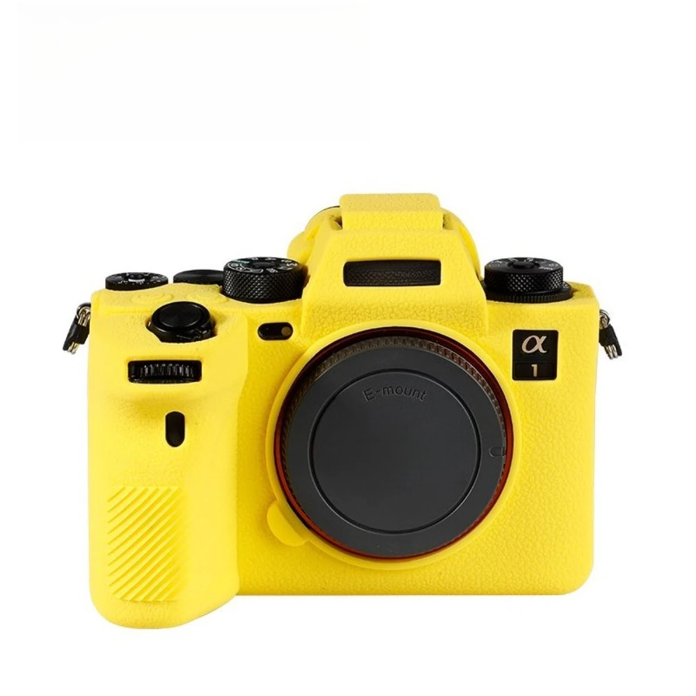 Skin Rubber Body Cover Soft Silicone Armor Protective Skin Case For Sony A1 ,  camera Case anti-drop silicone protective cover