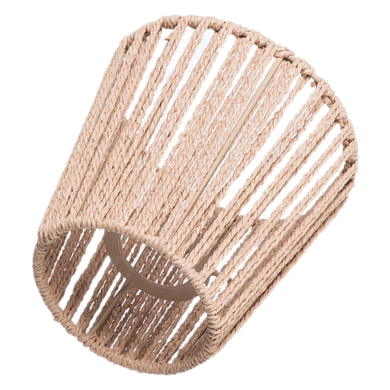 

Rustic Vintage Lamp Shade Ceiling Light Cover Woven Hand-Woven Pendant Lampshade Replacement Small Lamp Cover for Indoor Home