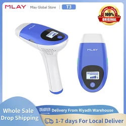 Mlay T3 IPL Laser Hair Removal Machine With HR SR AC Lamp Heads 500000 Shots Home Use Epilator For Body Facial Bikinis Men Women