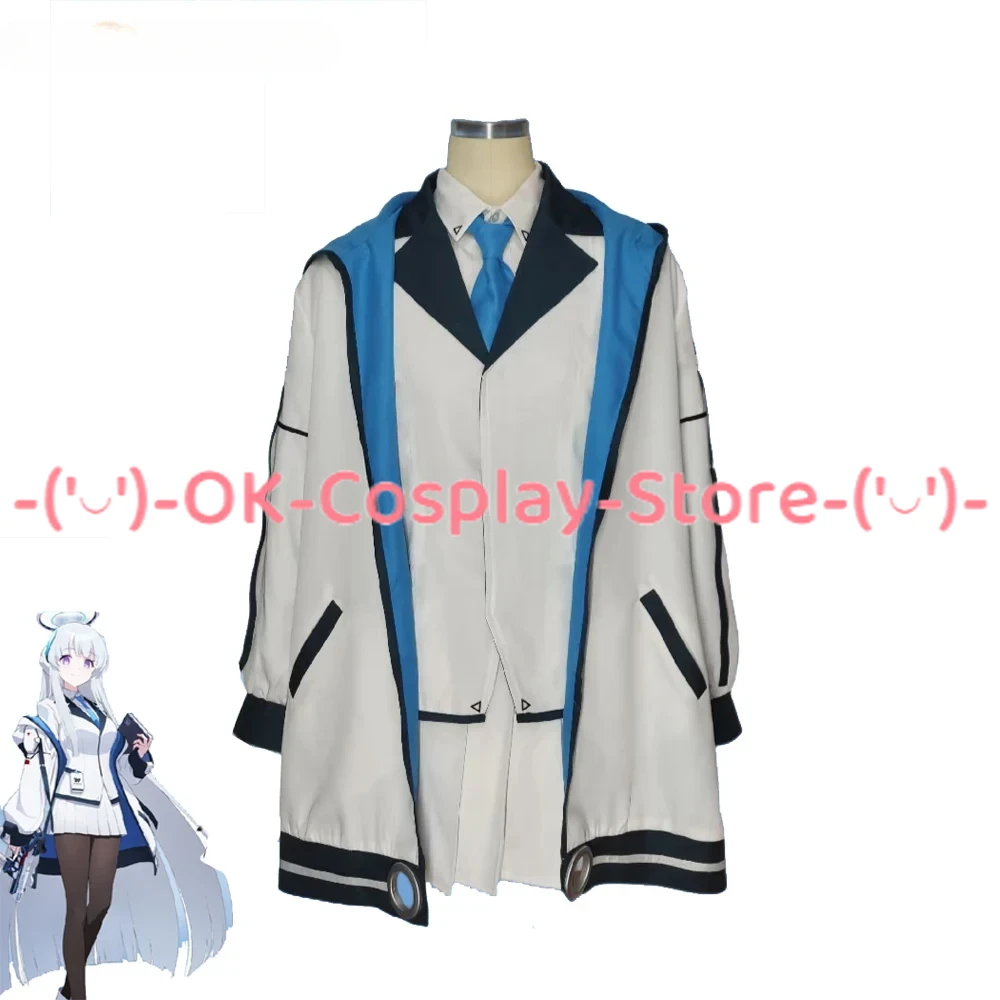 

Ushio Noa Cosplay Costume Game Blue Archive Cosplay Dress JK Suit Hooded Coat Shirt Skirts Halloween Party Uniforms Custom Made