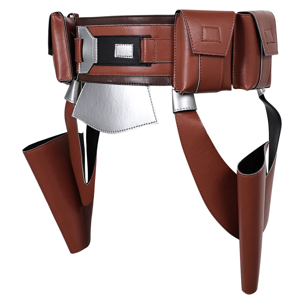 Movie Bounty Hunter 2 Costume Accessories Superhero Bo Katan Cosplay Fantasy Child Girls Waist Belt With Holster Kids Teen Props