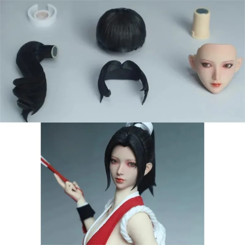 

【2026 Q2】JKTOYS 1/6 Scale K-012 Fighting Beauty Movable Eyes Female Soldier Head Sculpt Carving Model Fit 12" Action Figure Body