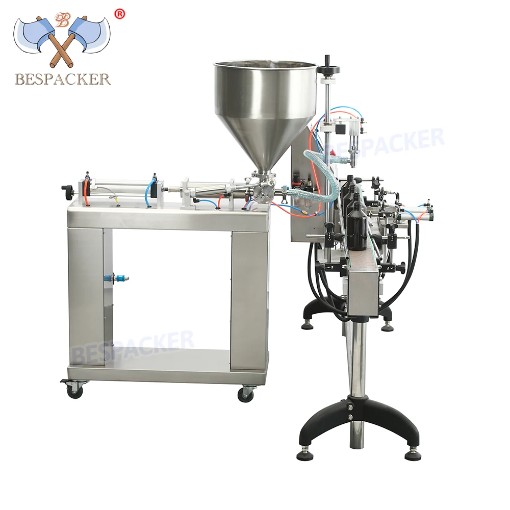 Bespacker GSLD-1000A Riempitrice semplice per succhi di peperoncino, burro di arachidi, acqua pura