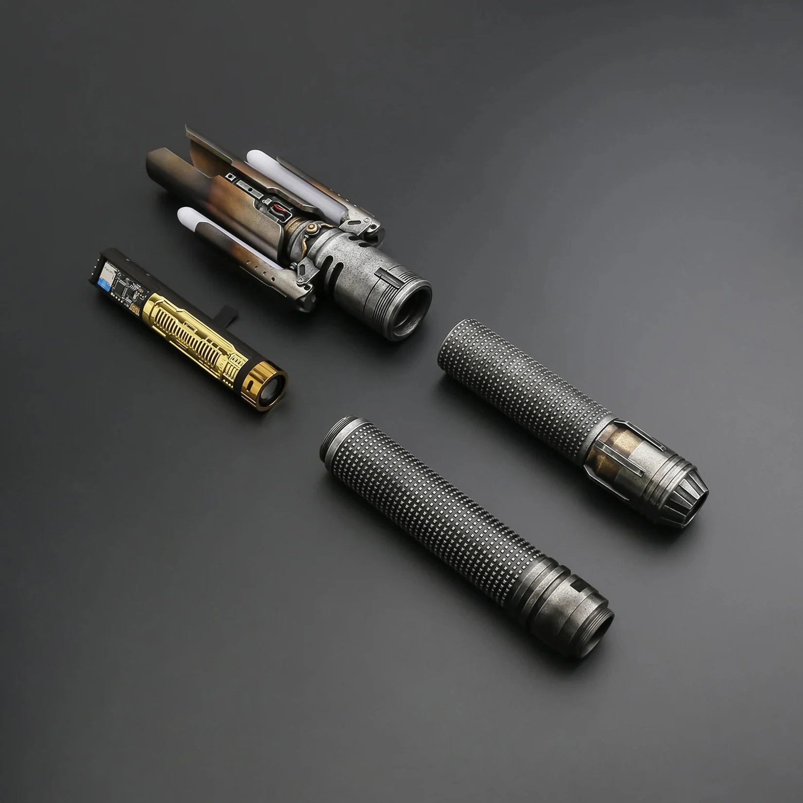 TXQSTUDIO ดาบเลเซอร์ 27 ชุด soundfonts foc force Lightsaber ท่าทางจุดระเบิด NeoPixel lightsaber Smooth Swing Cal crossguard