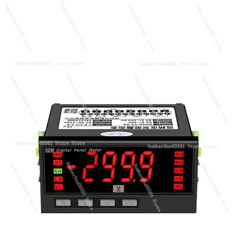 Intelligent Panel Meter DM3 DC AC Voltmeter Ammeter with RS485 Communication -095