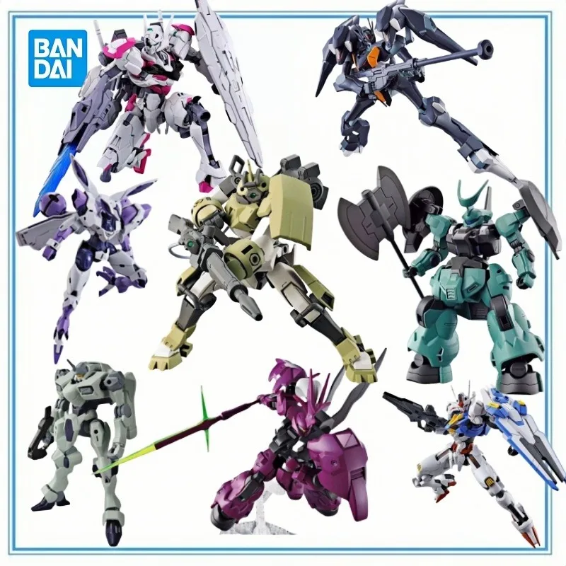 

BANDAI в наличии, оригинальный мобильный костюм HG Gundam: The Witch From Mercury Lfrith Calibarn, воздушная фигурка, собранная модель игрушки