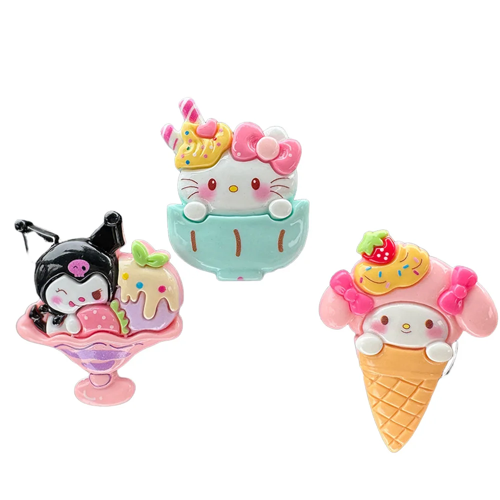 Sanrio Kuromi Car Aromatherapy Accessory Ventilation Clips Cartoon Air Purifiers My Melody Cinnamoroll Cute Car Decoration Gift view 3