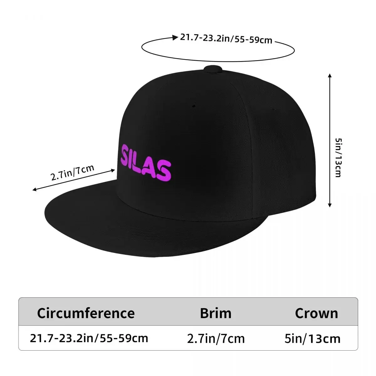 SILAS Baseball Cap New Hat Beach Bag fashionable Sun Hat For Children Women Men's