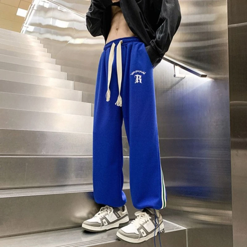 

Мужские весенне-летние тонкие прямые брюки свободного кроя, повседневные спортивные брюки, модные универсальные удобные спортивные штаны для повседневной носки