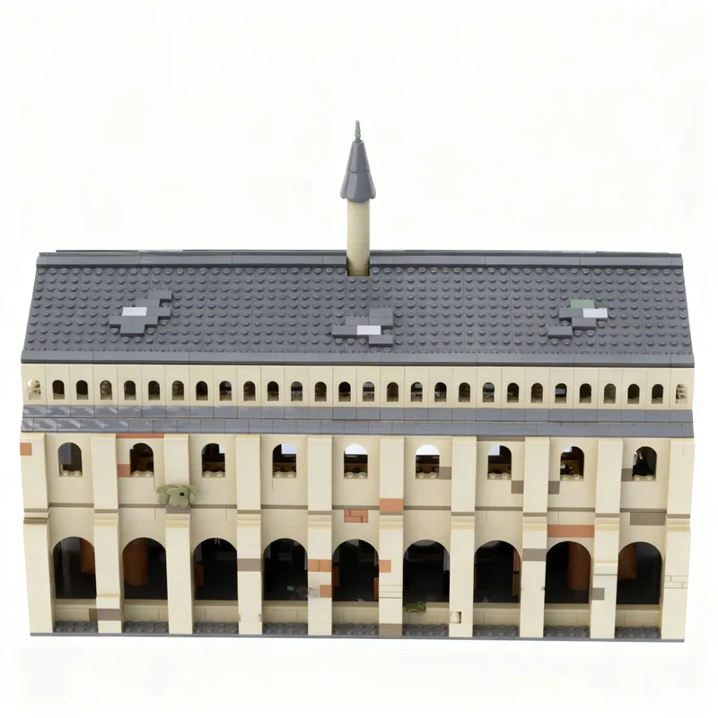 2598pcs MOC Harry Hogwarts Library Long Gallery Model Building Blocks Toys Architecture Christmas Gifts Creative DIY Education