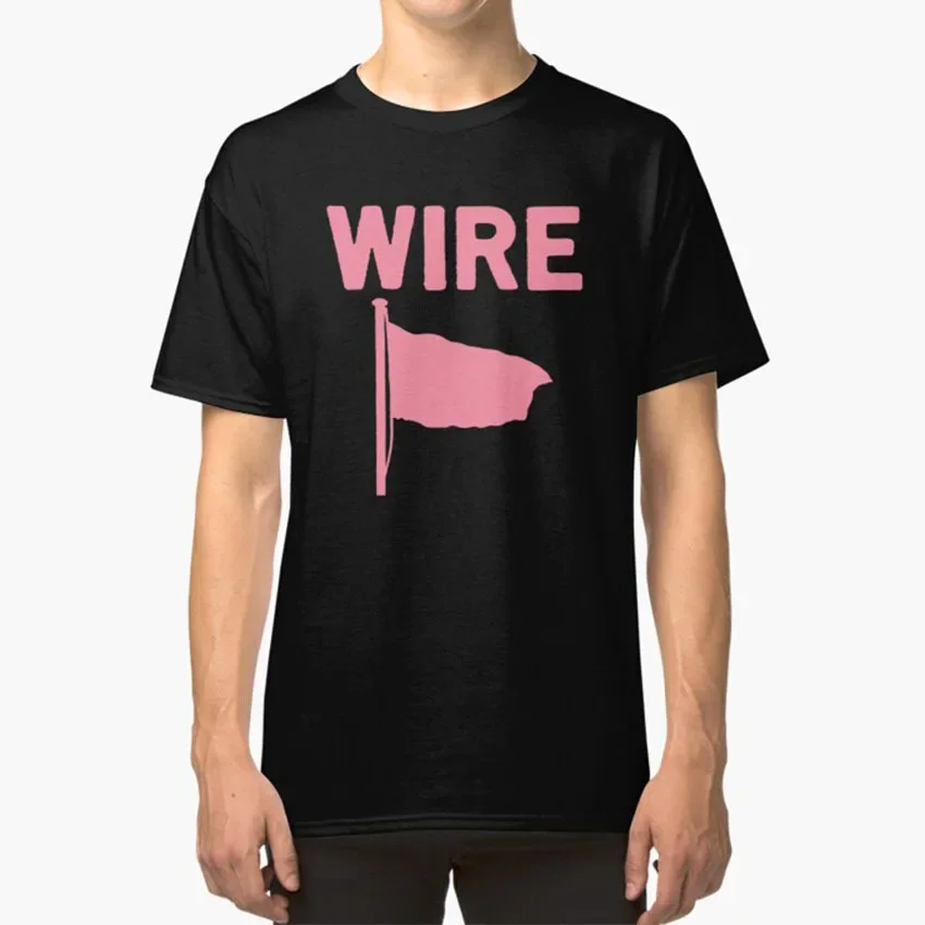 Wire Band Punk New Wave  Flag Chairs Missing Change Becomes   Badass Wire- Flag oversized t shirt graphic t shirts harajuku tops