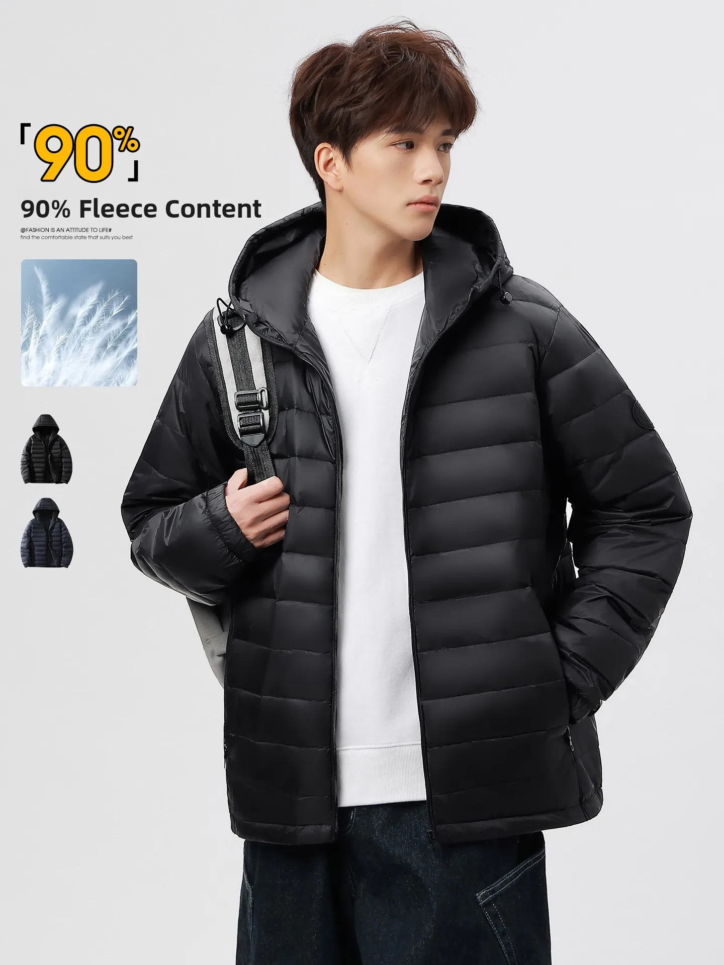 

Легкая пуховая куртка Bla для мужчин и женщин: зимняя, ветрозащитная, теплая, повседневная, с капюшоном, для пар, дышащая, для активного отдыха