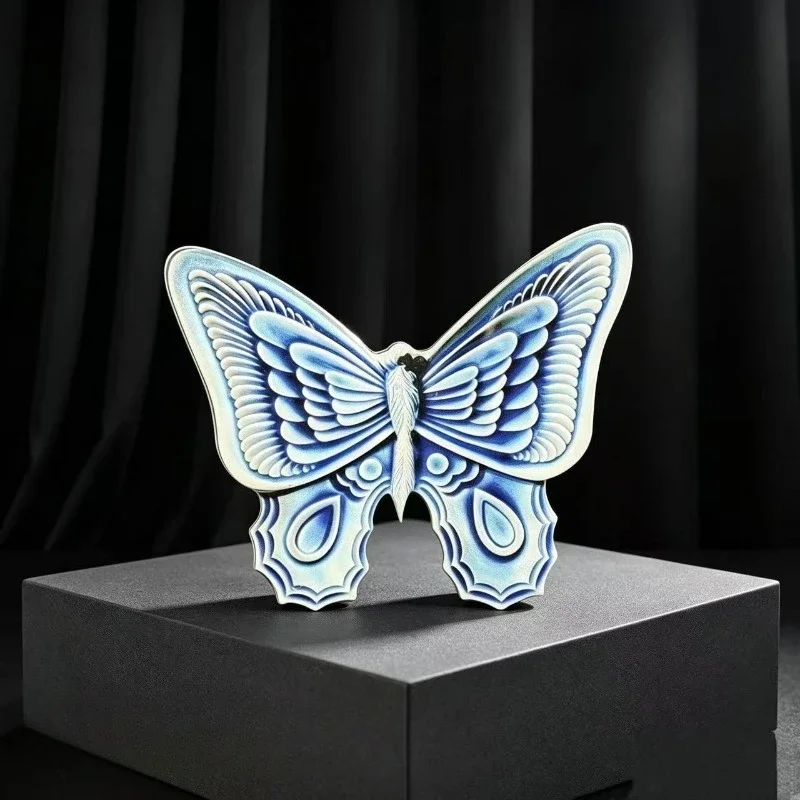 Butterfly Ceramic Decor for Sashimi Platter New Style Simulation Fish Ornament Restaurant Food Display Decoration