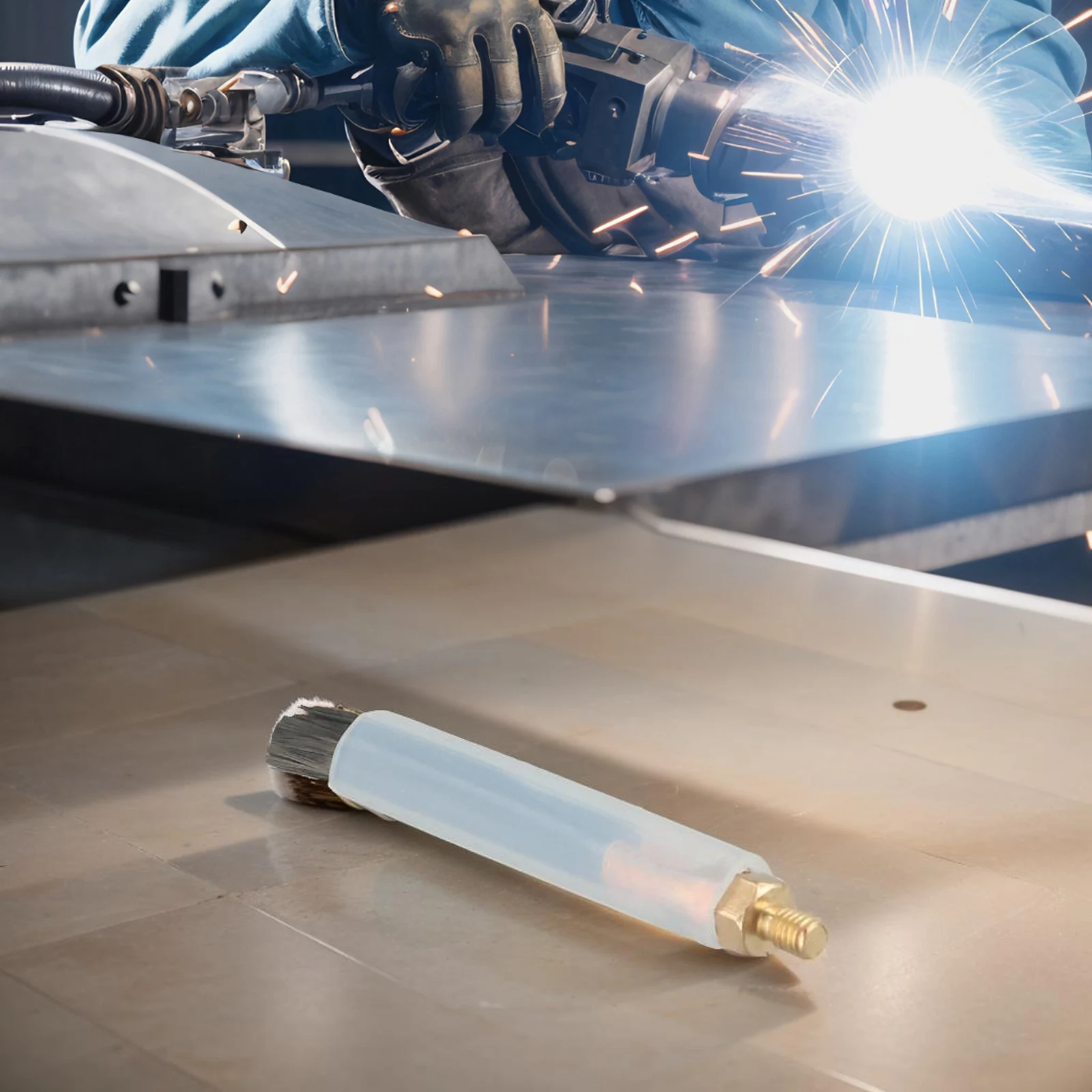 Weld Bead Preparation Brushes with M6 M8 M10 Thread Options Essential Tool for Electrolytic Pickling of Stainless Steel