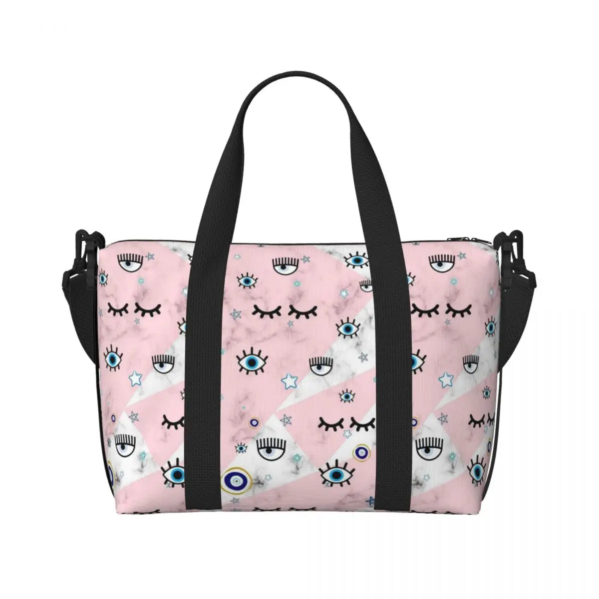 

Custom Ferragnis Chiara Beach Tote Bag Women Extra Large Gym Carry On Travel Shopping Bags