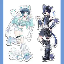 Venti Gift Toy Figures Acrylic Stand Anime Model Action Figure Ornament Accessories Models Scaramouche Yuan Shen