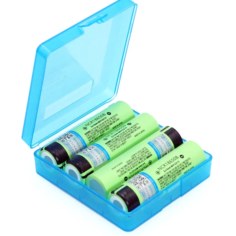 Литий-ионные аккумуляторы VariCore, оригинальные аккумуляторы 18650 NCR18650B 3,7 В 3400 мАч, для фонариков, с коробкой для хранения