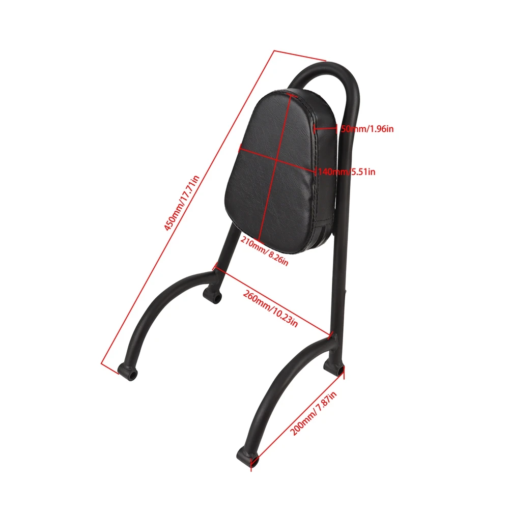 Back Rest Sissy Bar For Honda Rebel CMX300 CMX500 CMX 500 300 2017-2023 Rear Passenger Backrest