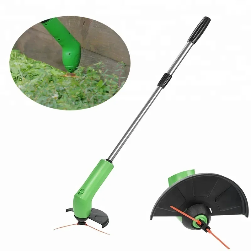 Multi-Function Portable Mini Electric Lawnmower Electric Grass Trimmer Portable Handheld Garden Tools Requires AA Batteries