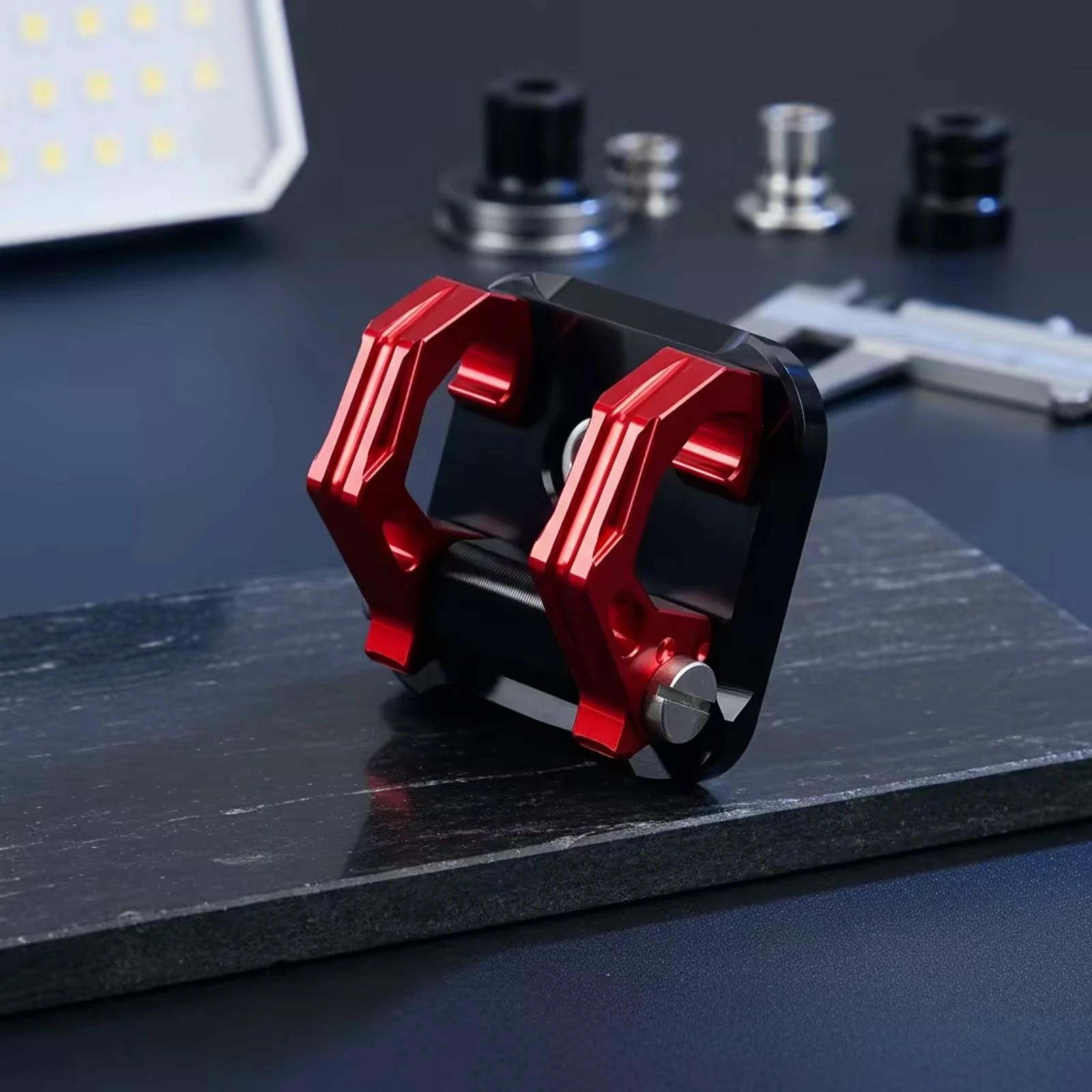 Folding Storage Hook Compact Motorcycle Hook with Folding Arms CNC Aluminum Hanger Wear-Resistant Hardware Practical