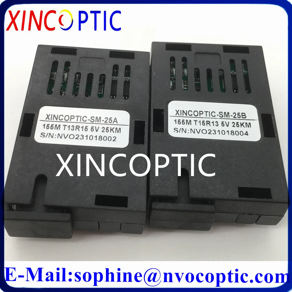 1x9 Module,1x9 20KM 155M 1310/1550nm 3.3V 5V Singe-mode Single Fiber SC A Side B Side 1x9 Dual Fiber Grade Fiber Optic Module