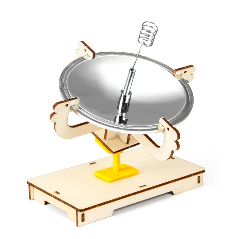 Solar Starter Science Experiment Model with Reflective Dish, DIY STEM Assembly Toy for Kids Ages 7-14, Classroom and