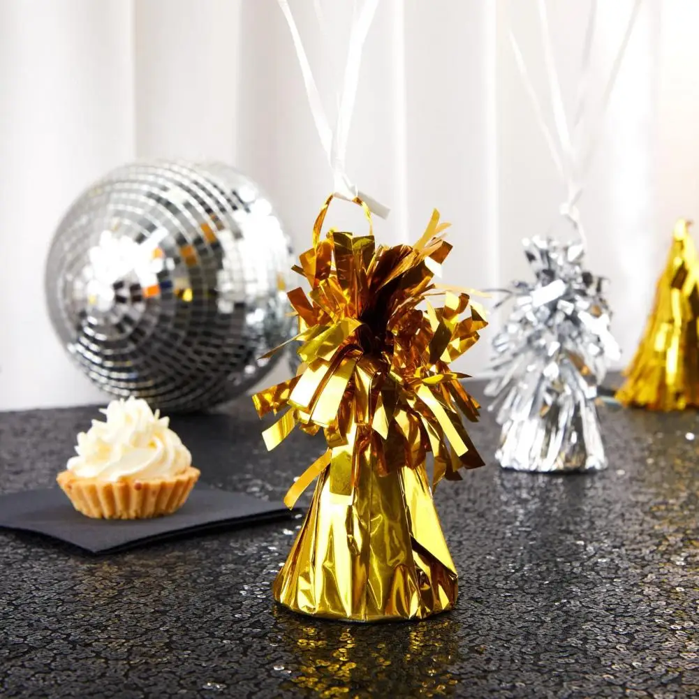 Reusable Balloon Weights Halloween Party Supplies Golden Balloon Weights Holder Set for Graduation Birthday Party Decoration