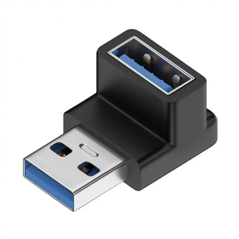 U-образный адаптер 10 Гбит/с, под углом 90 градусов, USB 3.0 Usb-c 10 Гбит/с, адаптер M/F, а, штырь-гнездо, удлинитель, 3A зарядка
