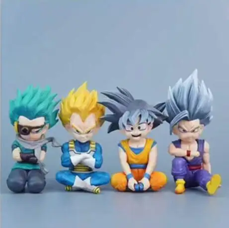9cm Dragon Ball Anime Figure Daima Goku Vegeta Granola Gohan Action Mini Figures Pvc Statue Collection Model Toys Christmas Gift